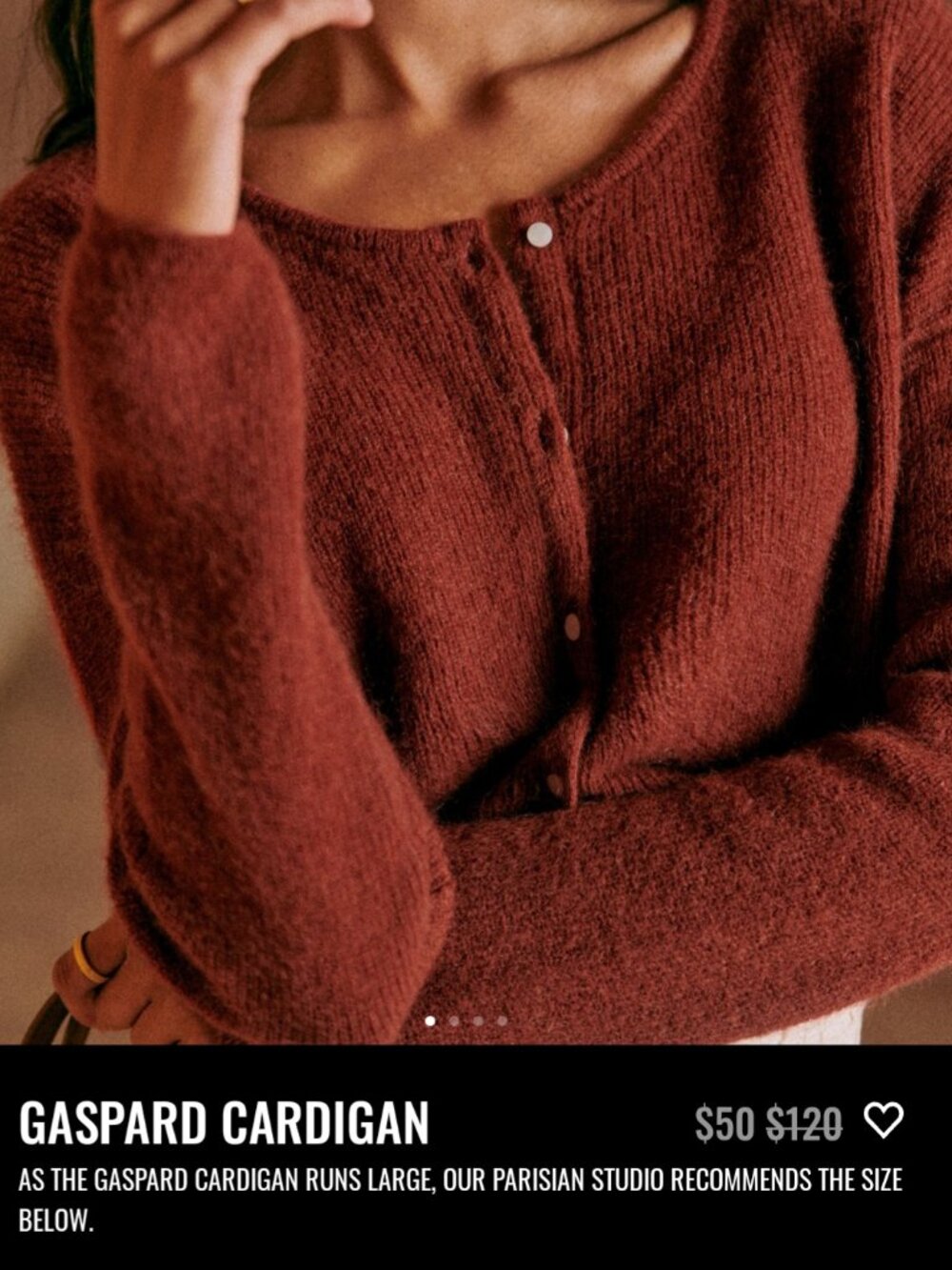 ISO Sezane Gaspard size Small or Medium